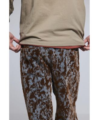 Men's Straight textured pants