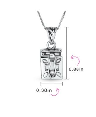 Religious Ichthys Jesus Locket Box Pendant Sterling Silver Momenta Holder