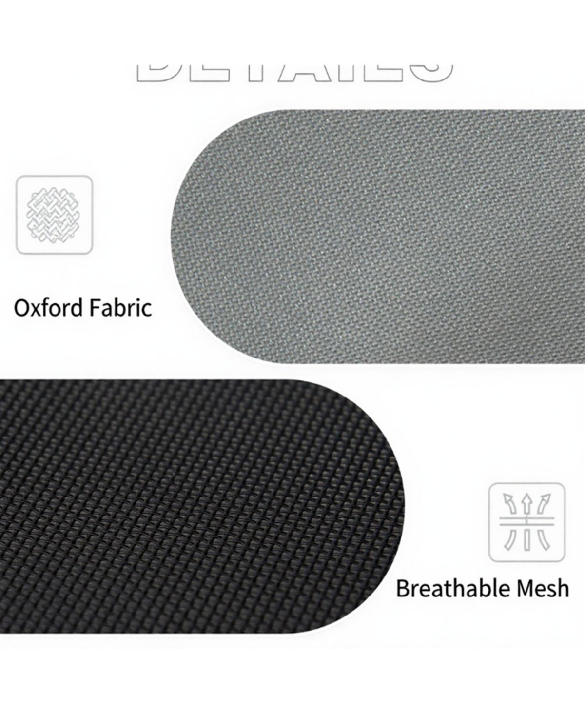 Aostirmotor Dog Bed Outdoor Dog Cot with Canopy in Grey