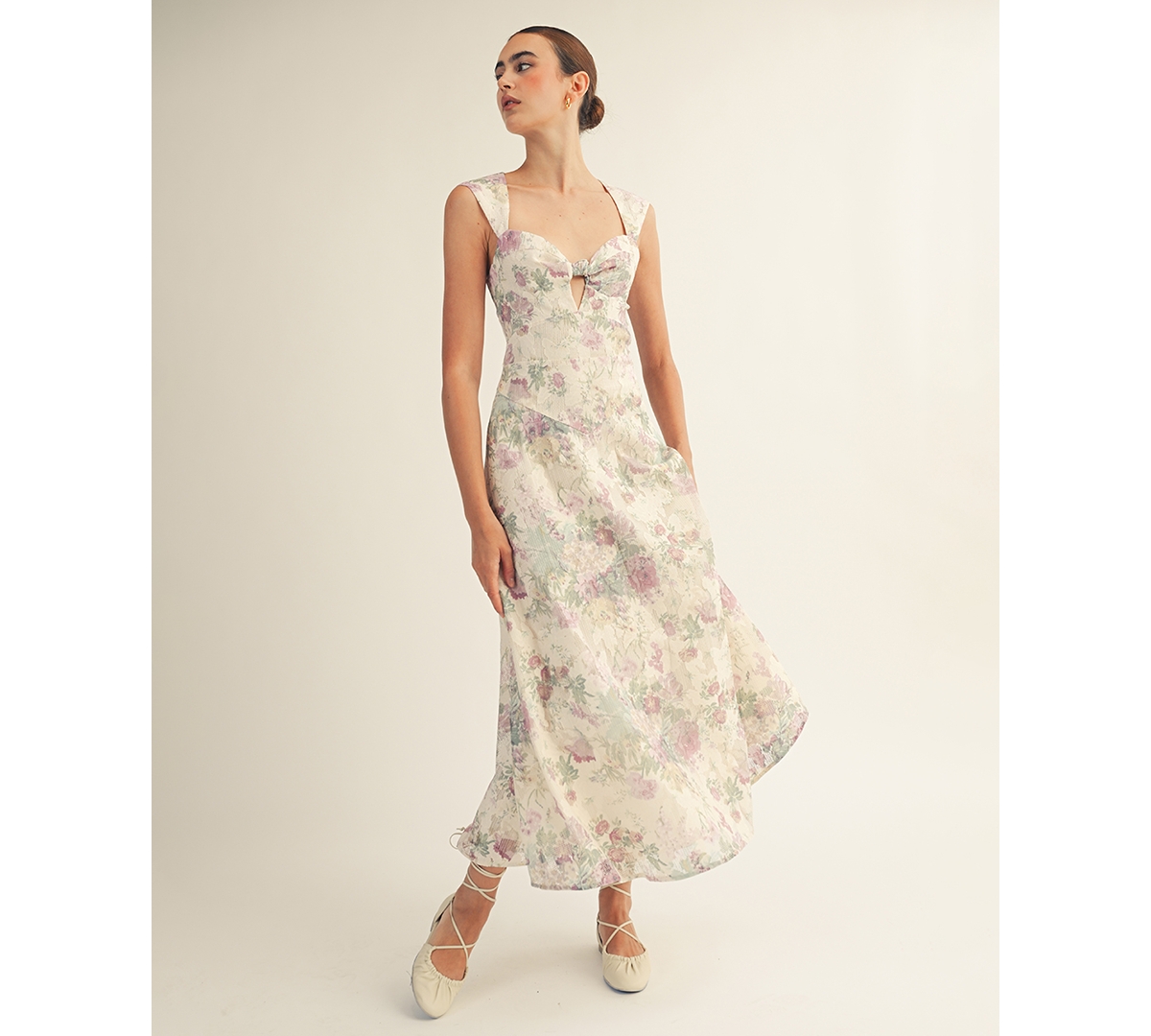 Arose Studio, Inc Women's Chloe Floral Sleeveless Printed Midi Dress