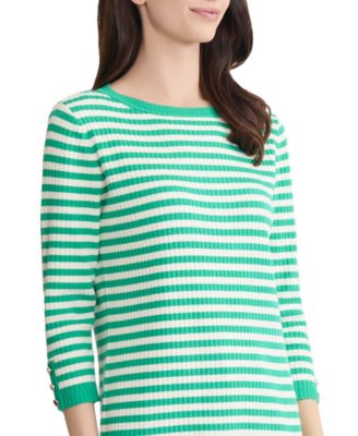 Women's Flat Back Rib Boat Neck Top