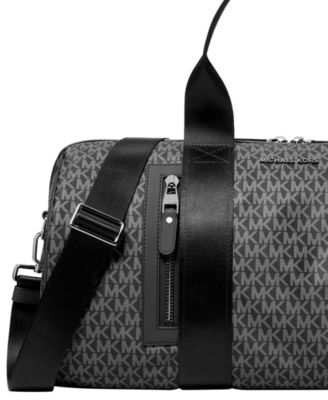Men's Gunmetal Hardware Gym Duffle Bag
