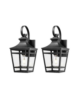 Large Outdoor Wall Lights for House, 16.5inch Exterior Lighting Fixtures Wall Mount Outdoor Porch Lights Waterproof Black Outdoor