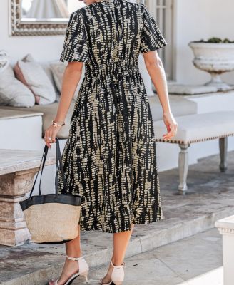 Women's Elegant A-Line Beach Dress