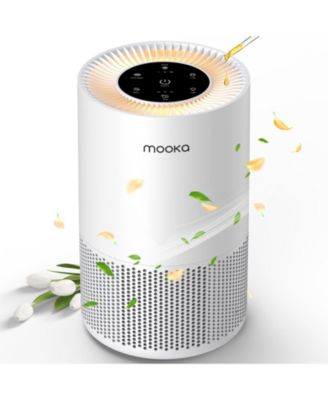 Home All-in-One Air Purifier for rooms up to 1,200 ft² for bedrooms with pets Includes timer,scented sponge and air filter