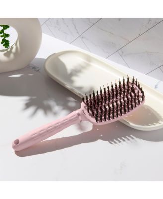 Vented Paddle Brush - Nylon Bristles with Boar