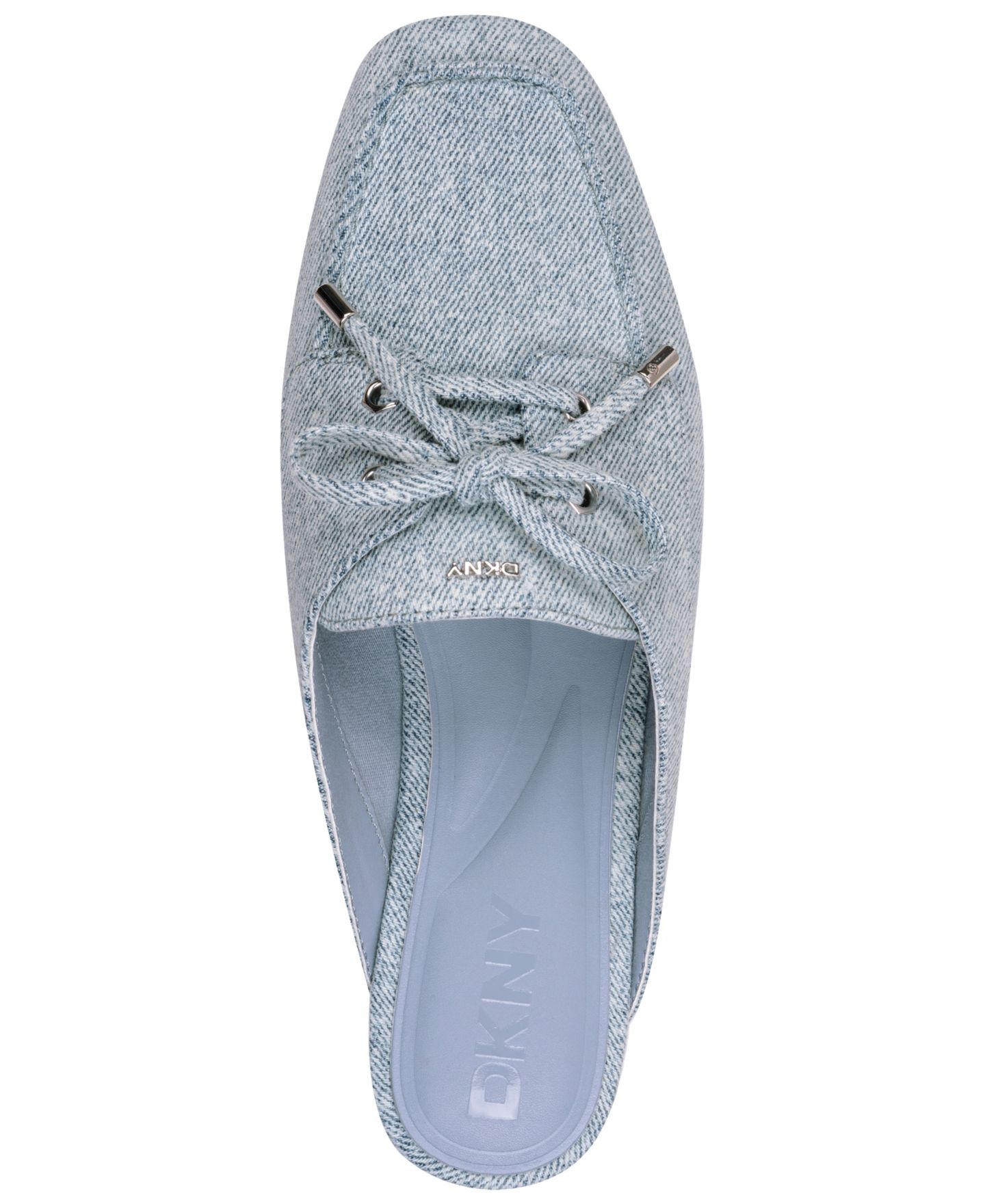 Женские сабо DKNY Delmar Boat Mules, цвет: Синий — фото 4