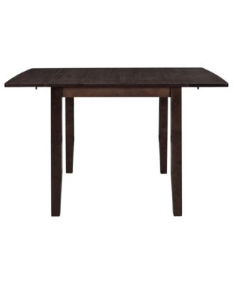 Wood Drop Leaf Breakfast Nook Dining Set, 2 Chairs