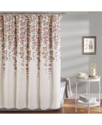 72-inch Floral Flowers Shower Curtain
