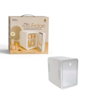 Mini Beauty Fridge with LED Mirror Door