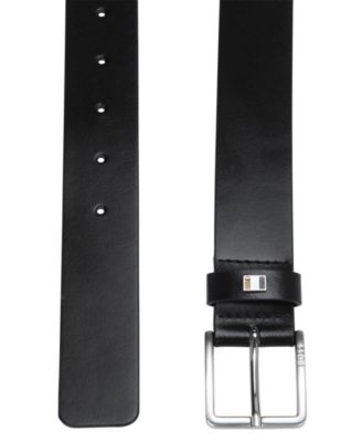 Ther Men's Classic Leather Flag Belt