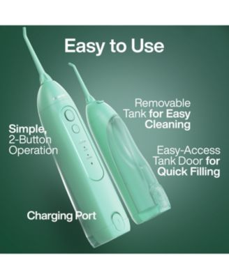 Icon Electric Water Flosser - 150ml Tank, Cordless Rechargeable, Waterproof, Portable Oral Irrigator