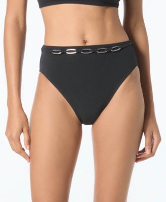 Michael Kors Women's Oval Link Full Coverage Swim Bottoms