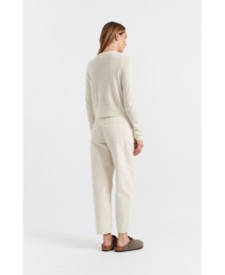 Women's Pure Cashmere Summer Cropped Cardigan