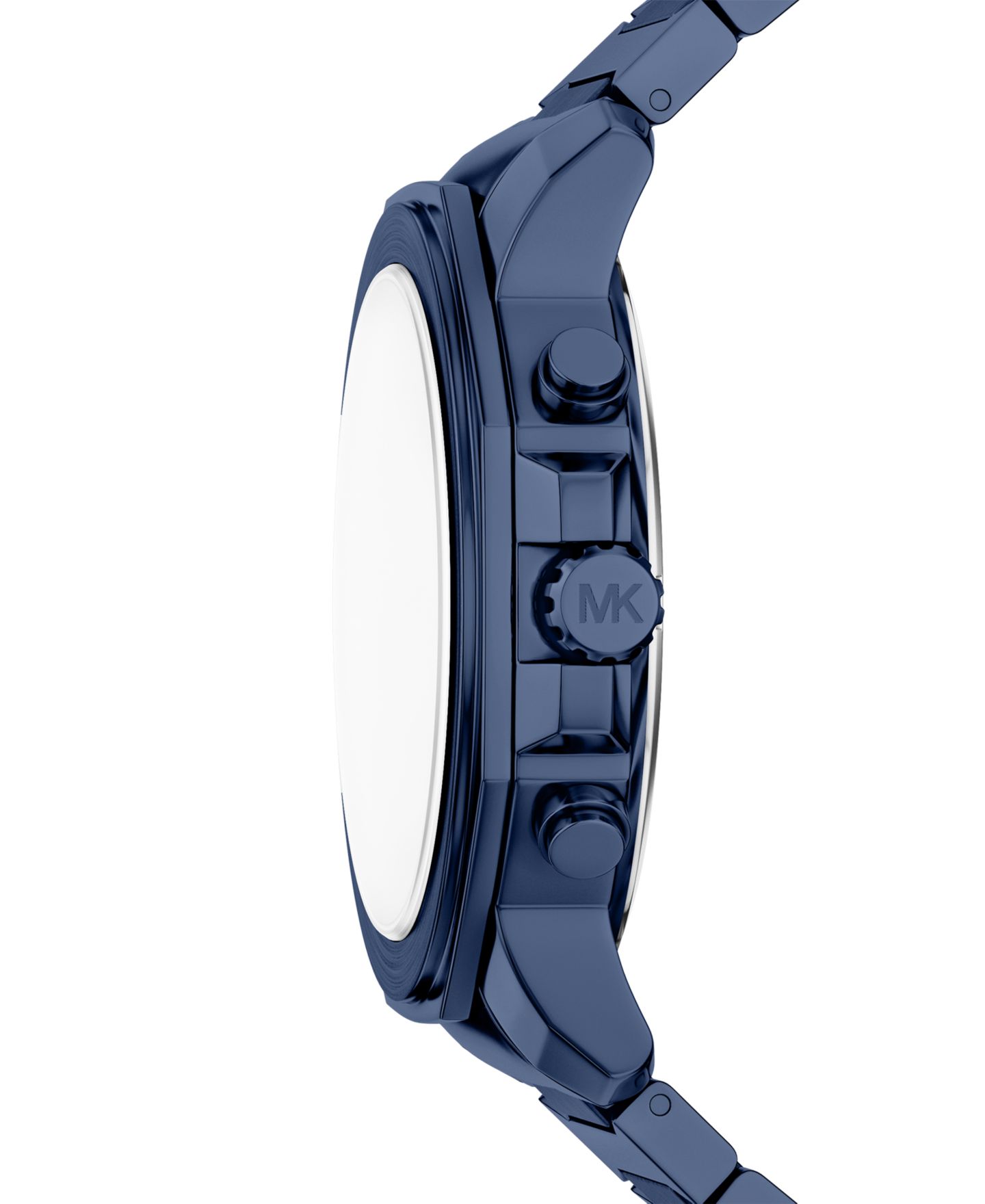 Мужские часы Michael Kors Prescott Chronograph Blue Stainless Steel Watch, 44mm — фото 3