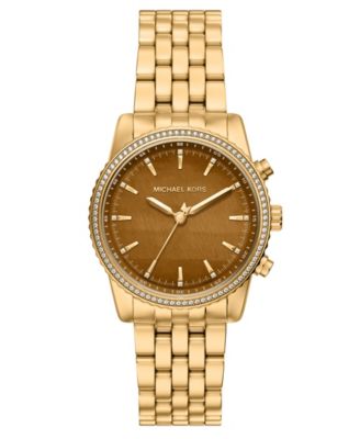 Women's Bryant Three-Hand Gold-Tone Stainless Steel Watch, 35mm