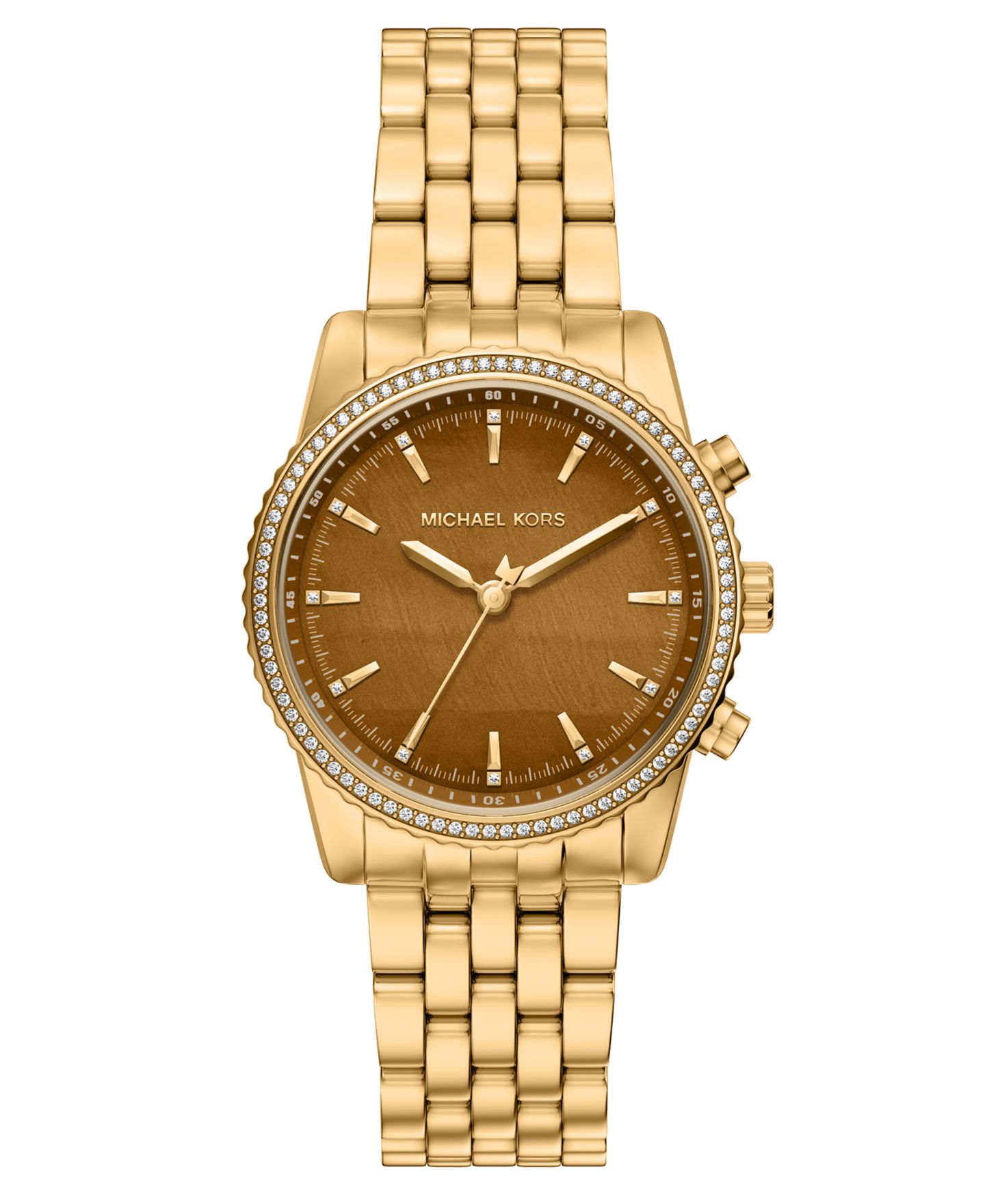 Женские часы Michael Kors Bryant с тремя стрелками, сталь золотистого тона, 35 мм — фото 1