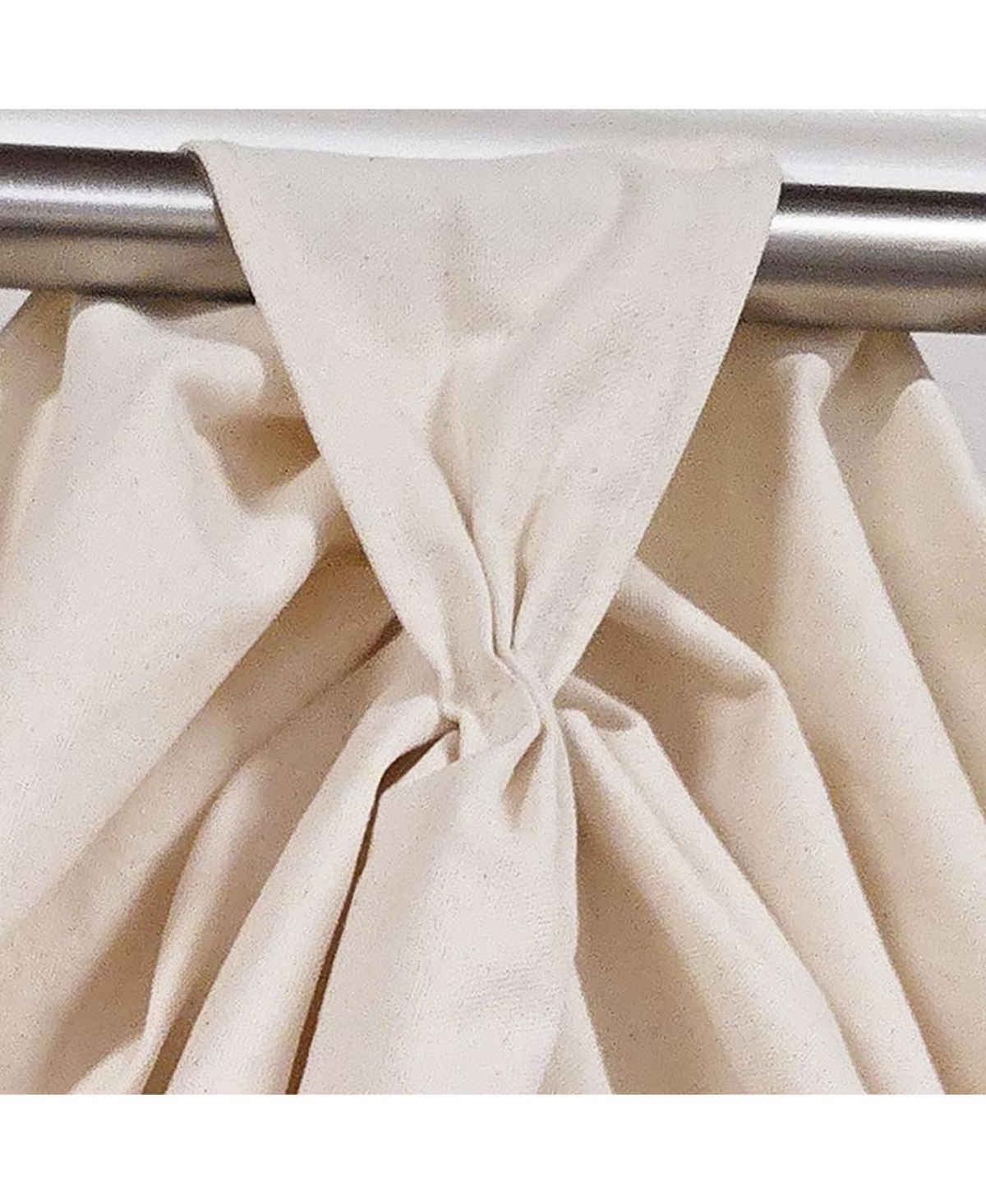 Rlf Home Soft Duck 3-s Victory 100% Cotton Tab Top Swag Window Curtain 54" x 25"