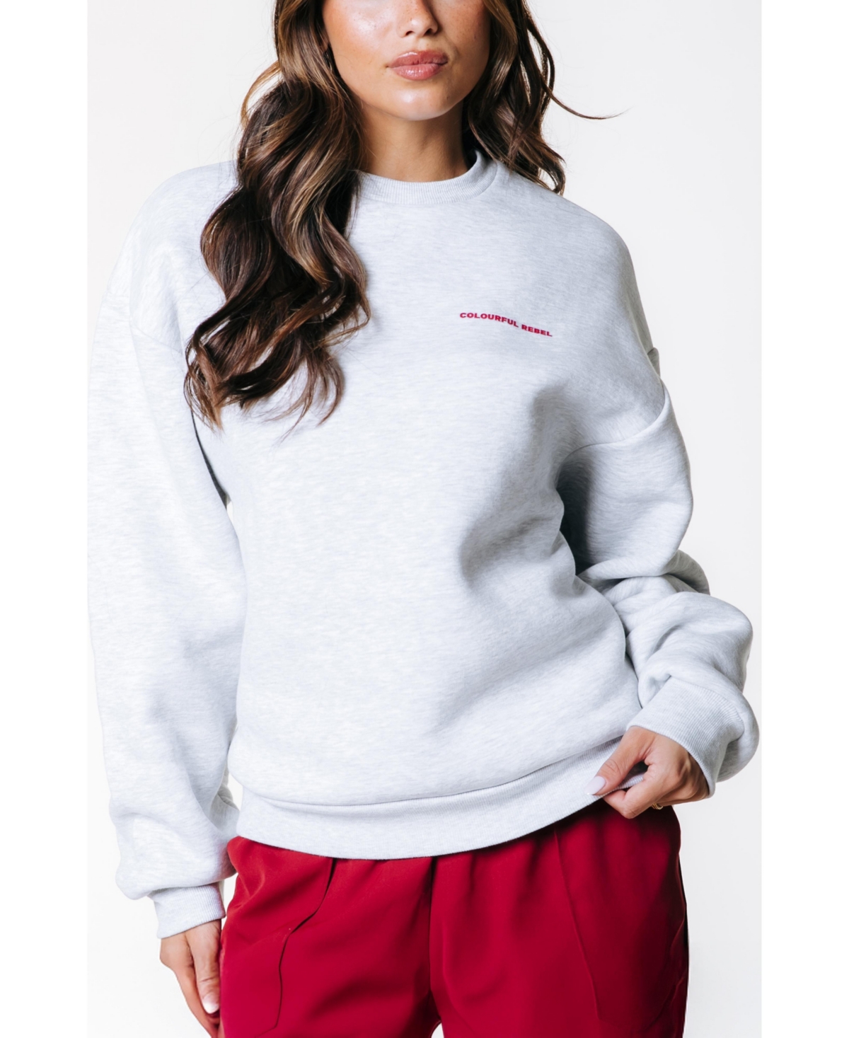 Colourful Rebel National Champs Droped Shoulder Sweat