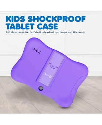 V9 Kids Tablet 32GB, 7” Screen WiFi Learning Device with Parental Controls, Shockproof Case, Epic! & LingoKids Apps