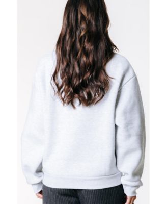 Women's Racer Logo Dropped Shoulder Sweat