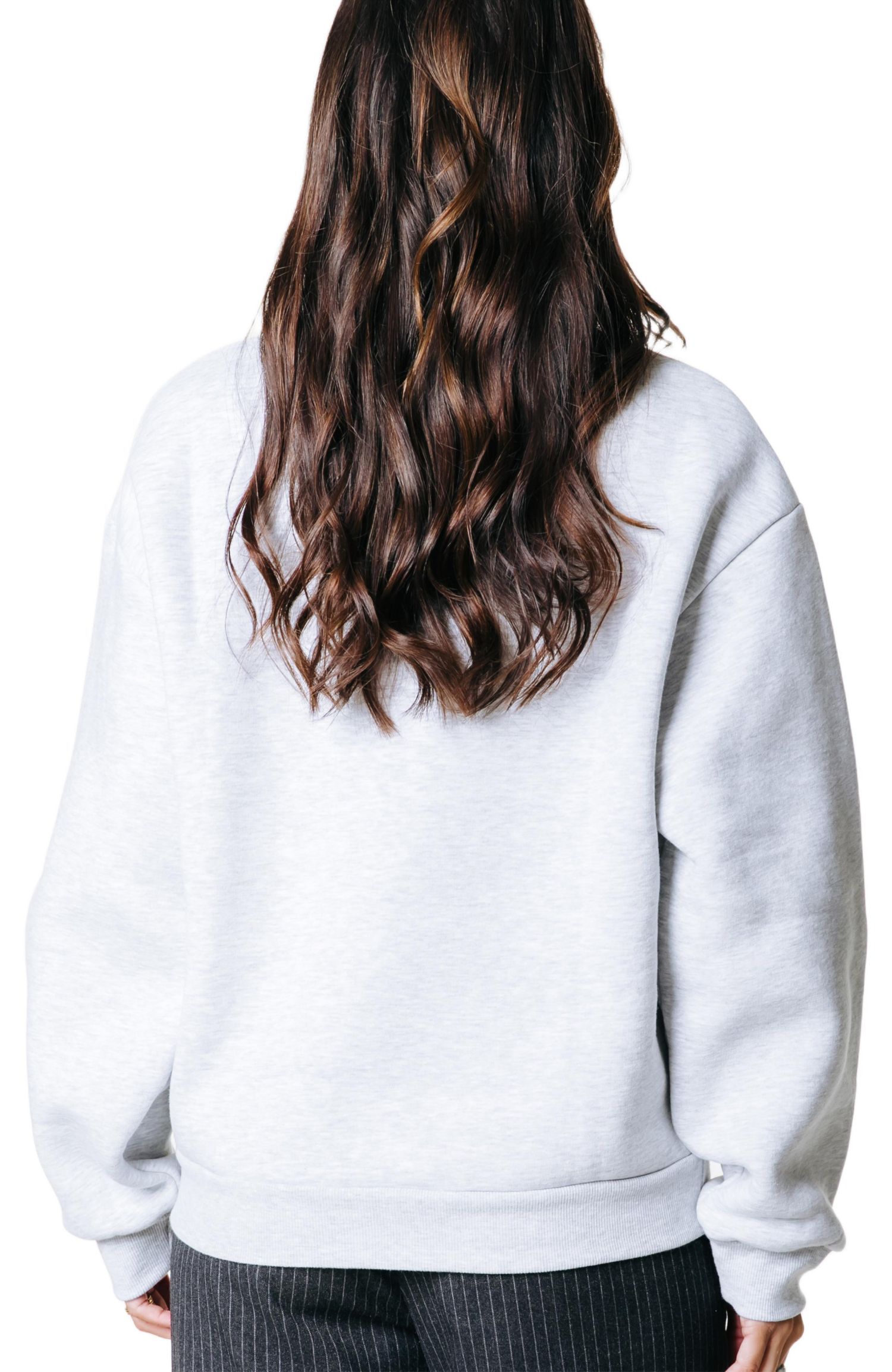 Women's Racer Logo Dropped Shoulder Sweat