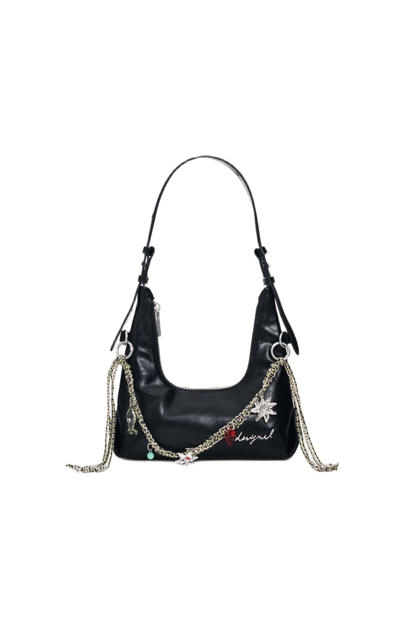 Женская сумка Desigual Mini charm, цвет: Чёрный — фото 1