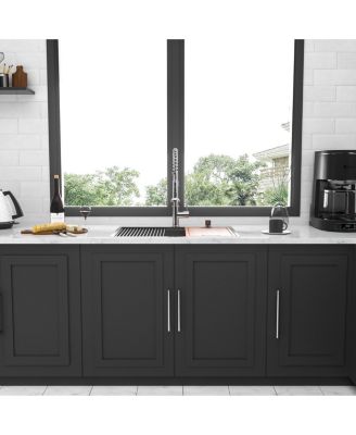 33x22x10inch Drop In Kitchen Sink Stainless Steel Workstation Single Bowl 16 Gauge Topmount