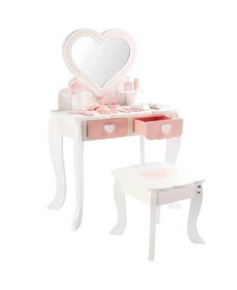 Детские игрушки Bruce & Shark Princess 2-in-1 5-Piece Vanity Set, Ages 3+, цвет: Белый
