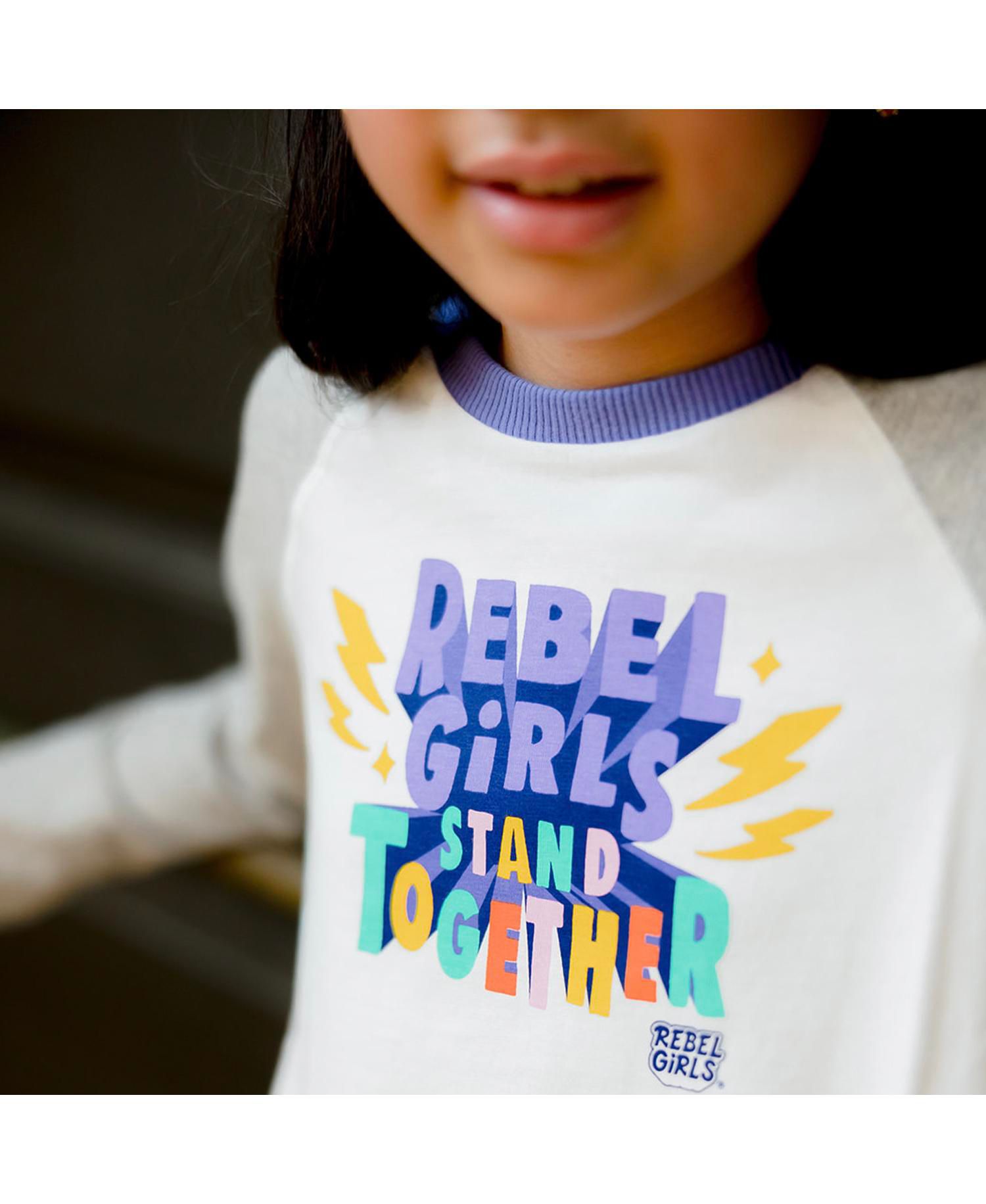 Girls Rebel Fair Trade Organic Cotton Long Sleeve T-Shirts 2-pack