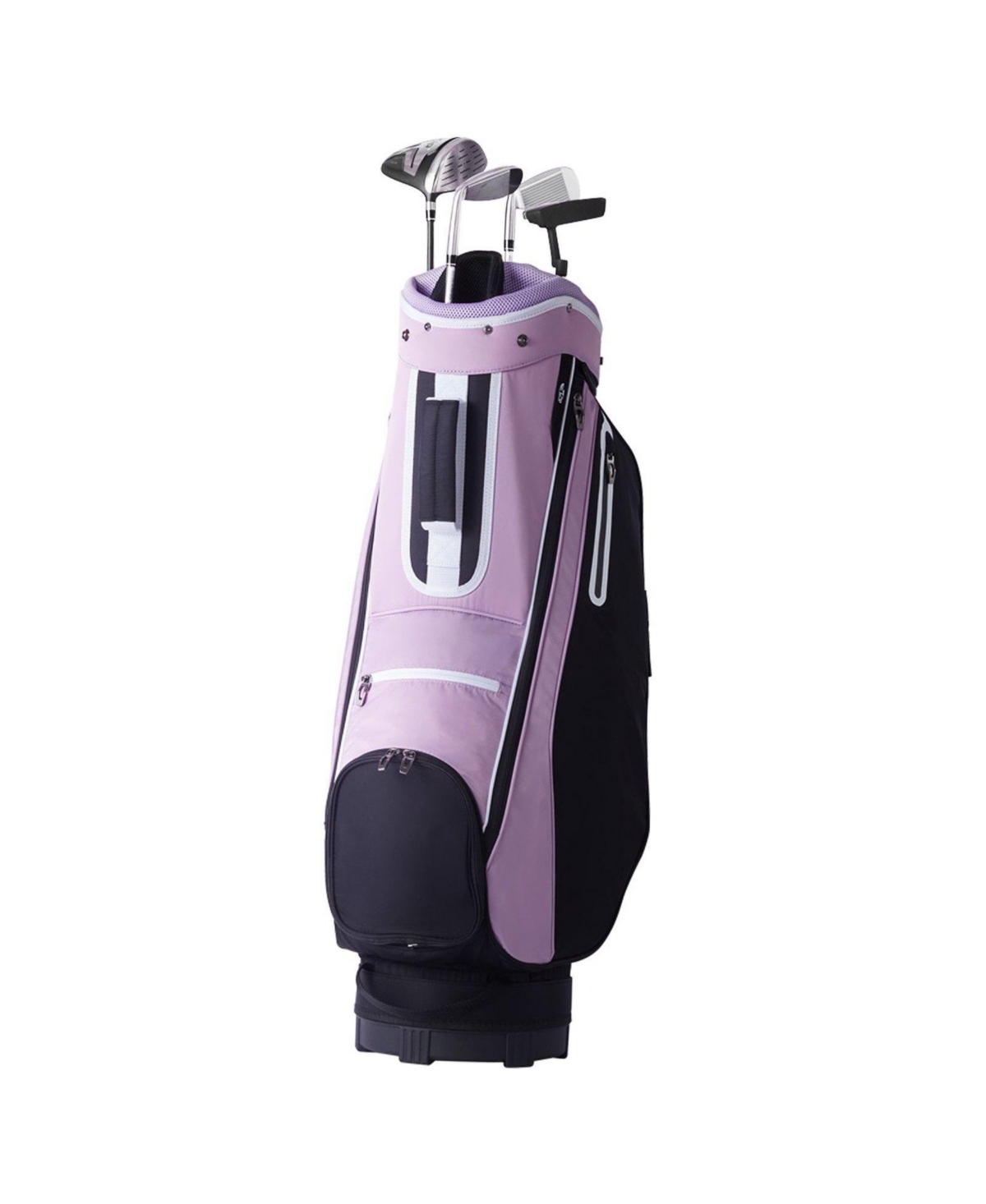 Mecale Golf Cart Bag, 14-Way Divider Top, 36", Multiple Pockets, Handles, Dust Cover & Detachable Strap