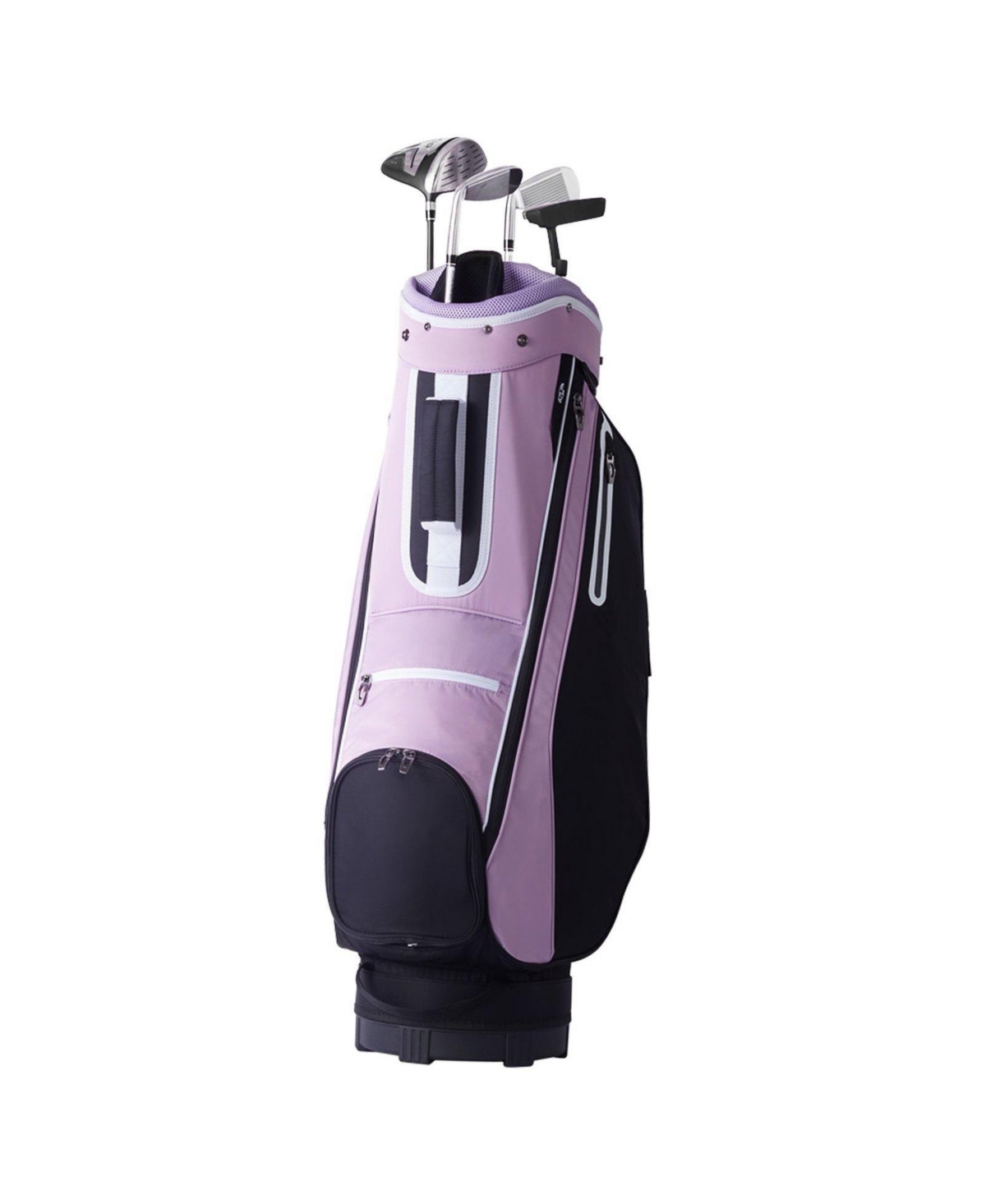 Mecale Golf Cart Bag, 14-Way Divider Top, 36", Multiple Pockets, Handles, Dust Cover & Detachable Strap