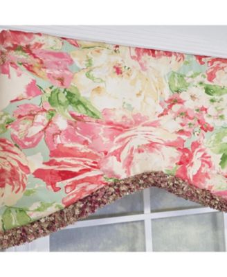 Angeline Cornice 100% Cotton Rod Pocket Lined  Window Valance 50" x 17"