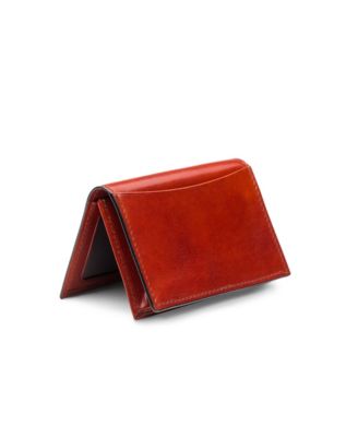 Old Leather Full Gusset 2 Pocket Card Case With ID