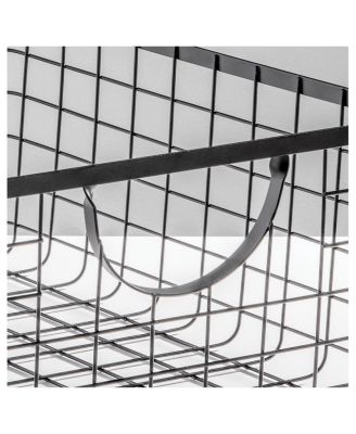 Metal Pantry Basket with Handles for Kitchen