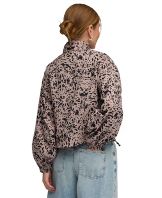 Women's ESS Graphic Animal Relaxed Woven Half-Zip Jacket
