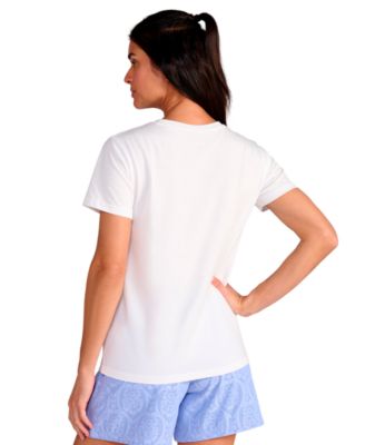 Women's Lace Graphic Crewneck T-Shirt