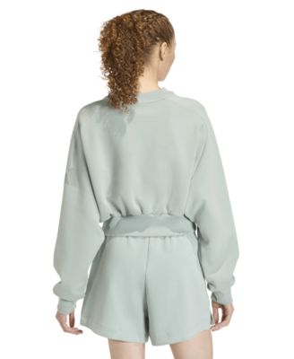 Women's Soft Lux Loose Sportswear Crew Neck Sweatshirt