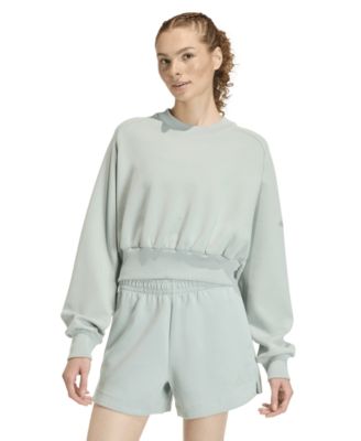 Women's Soft Lux Loose Sportswear Crew Neck Sweatshirt