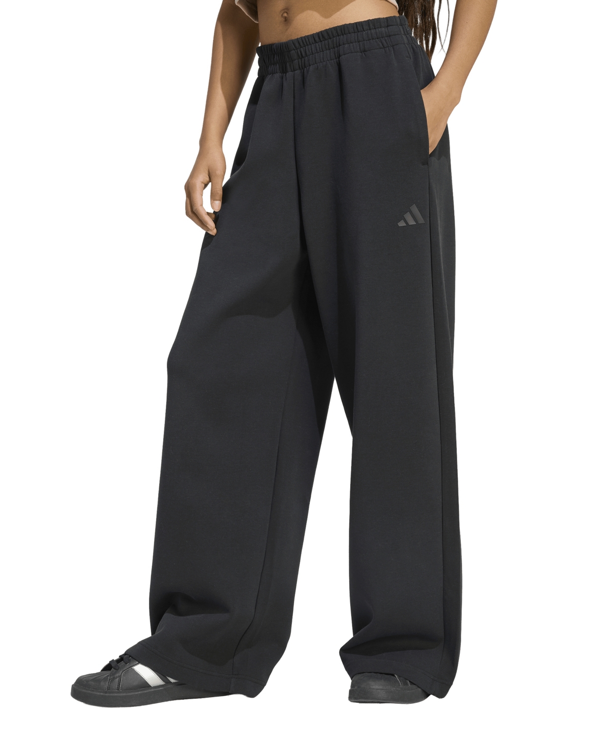 adidas Women's Straight Sportswear Pants - Black