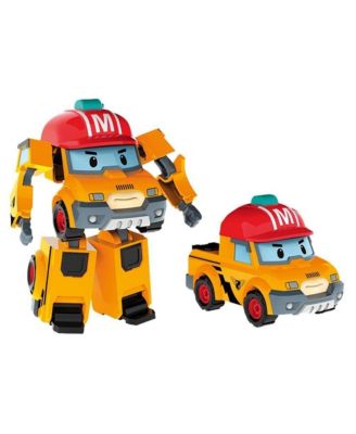 4" Transforming Robot - Mark | Emergency Rescue Vehicle Action Figures | Kids Educational Pretend Play Toy