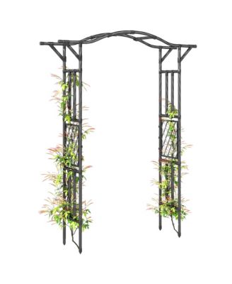 Garden Arch, Garden Arch Trellis with Extended Top,