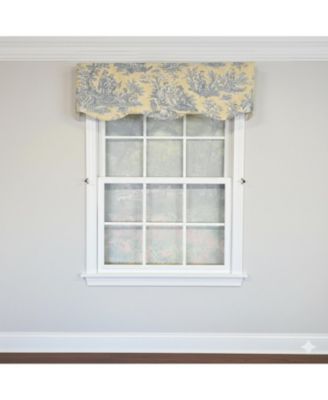 Colonial Provance 100% Cotton Rod Pocket Lined  Window Valance 50" x 15" Yellow