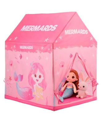 Mermaid Themed Play Tent for Kids, Playhouse for Indoor & Outdoor