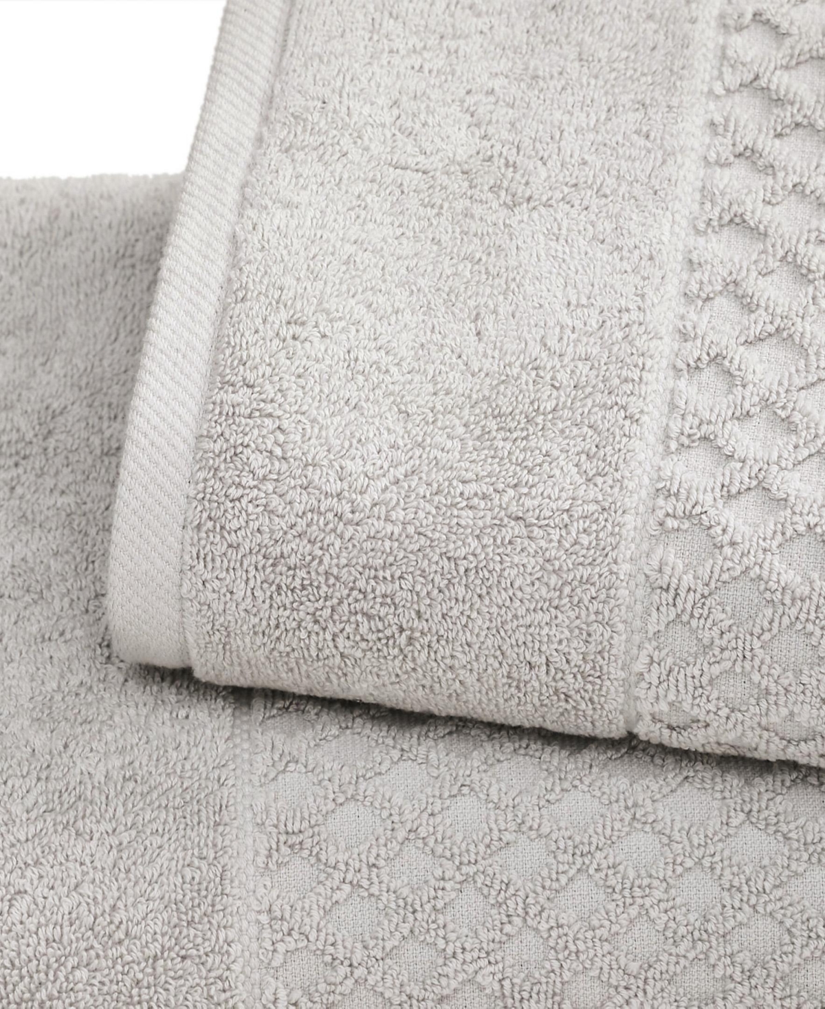 Linery & Co. Quick-Drying Cotton Diamond Waffle Textured 2-Piece Bath Sheet Set