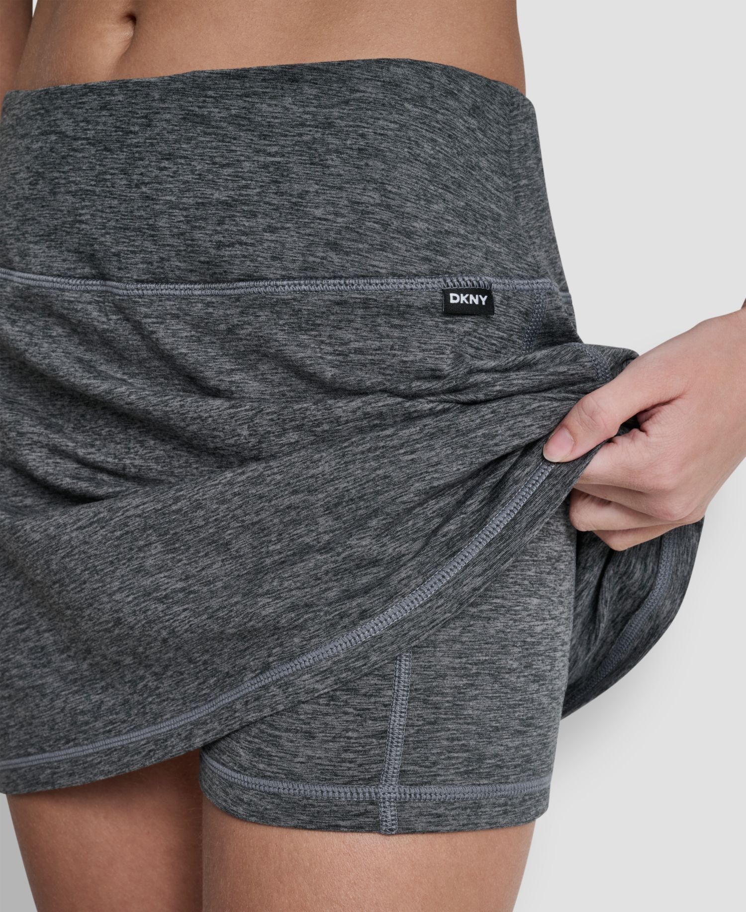 Women's Space-Dye Pull-On Bike Skort