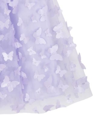 Girls' 7-16 Glitter Square Neck Dress