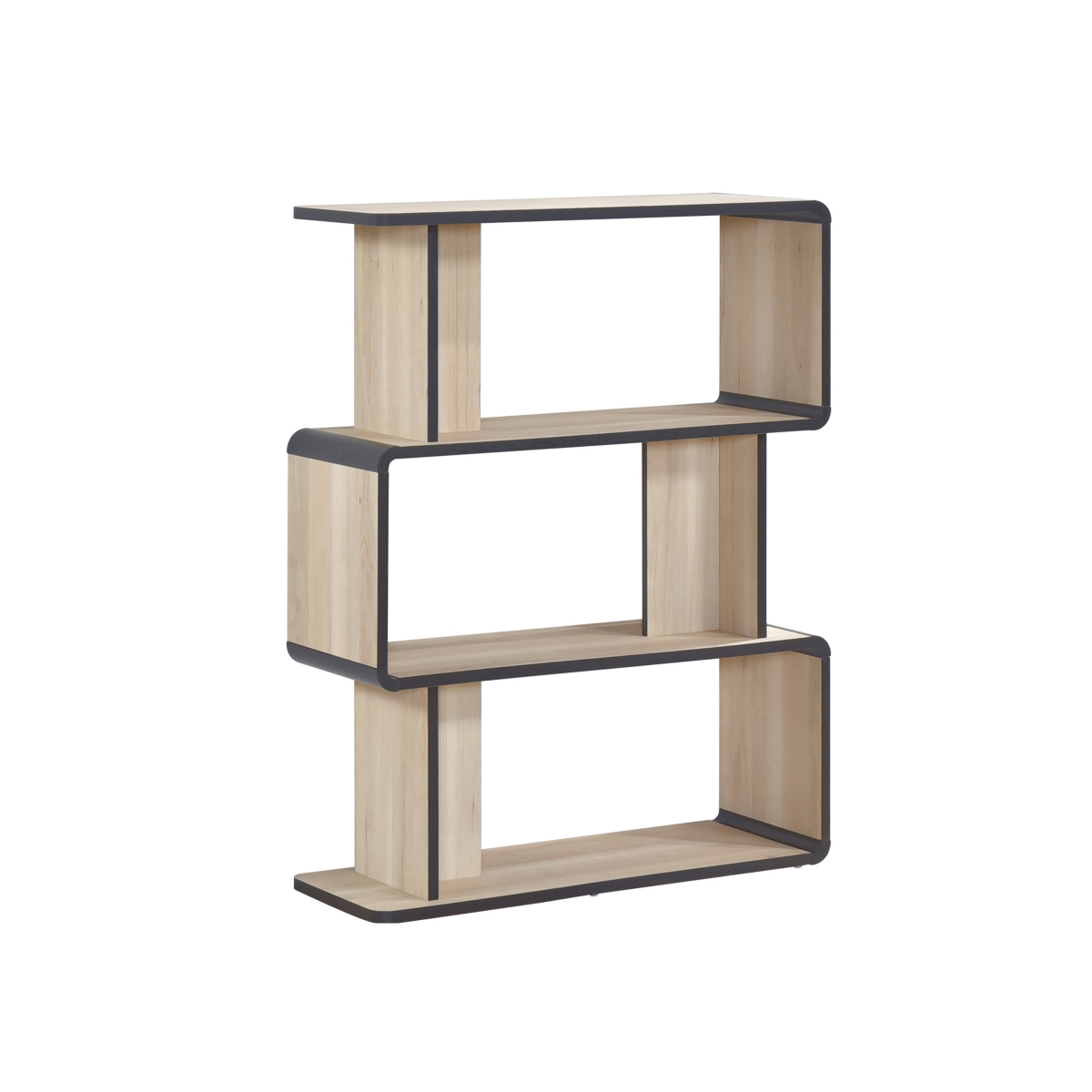 Kings Brand Furniture Nathan Wooden Display Book Shelf Bookcase – Shelving Rack Unit Organizer