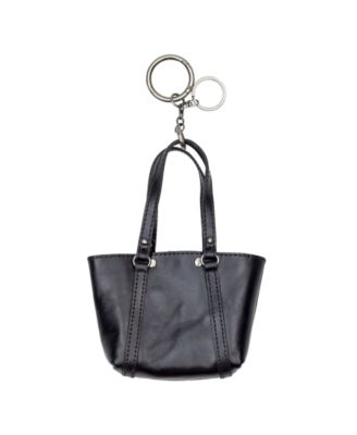Micro Benvenuto Leather Tote Bag Charm