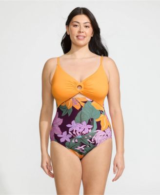 Women's O-Ring Monokini One Piece Swimsuit